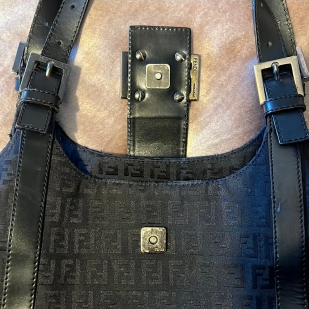 Fendi Black Women's Zucchini Bag - Picture 5 of 9